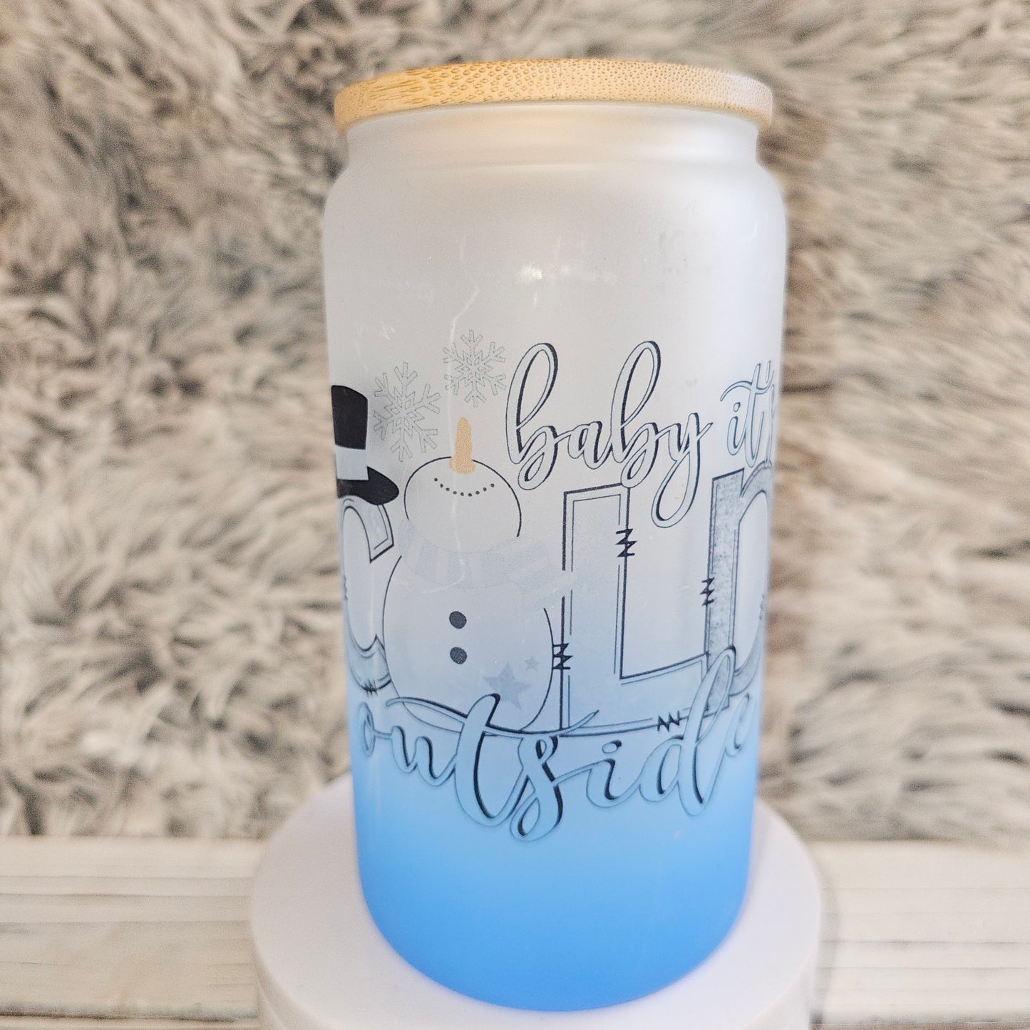 #36 - Baby it's cold outside (blue Sublimation) (oops)