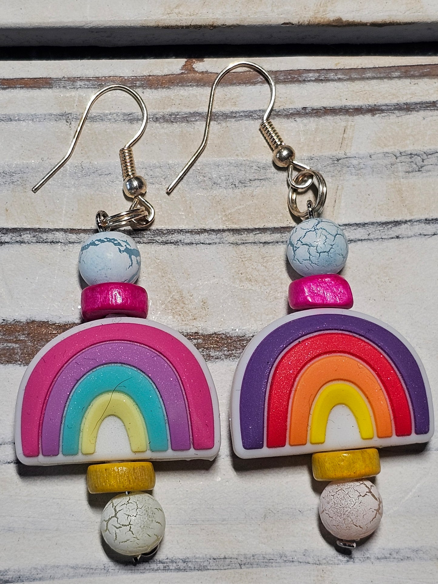 rainbow earrings