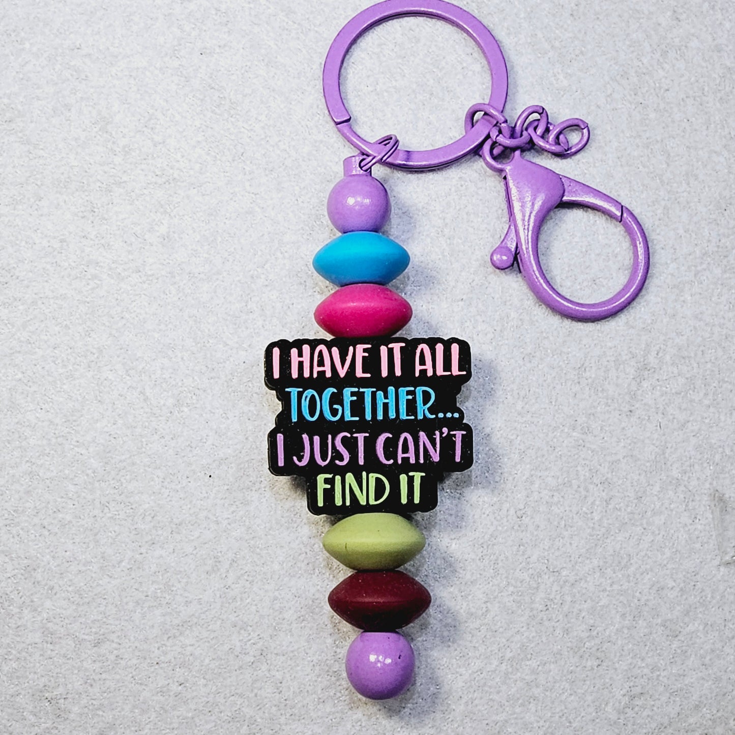 I have it all together...just can't find it keychain
