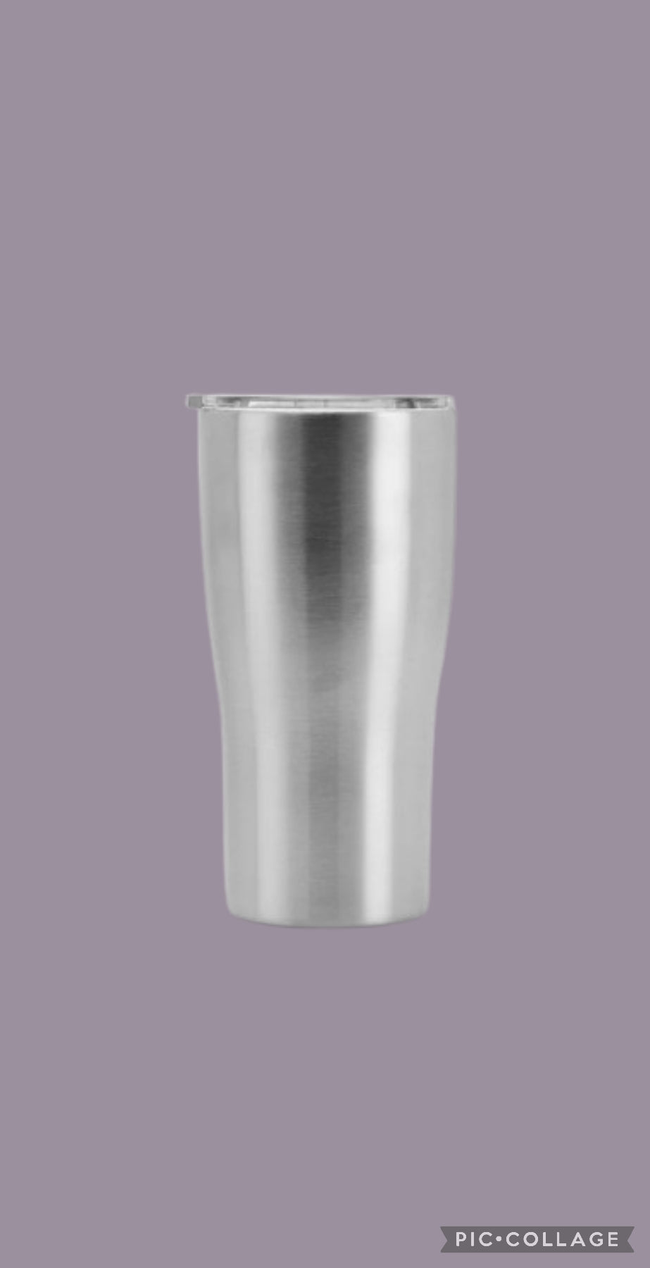 30oz Curve Stainless Steel glitter/ink/epoxy Tumbler (custom)
