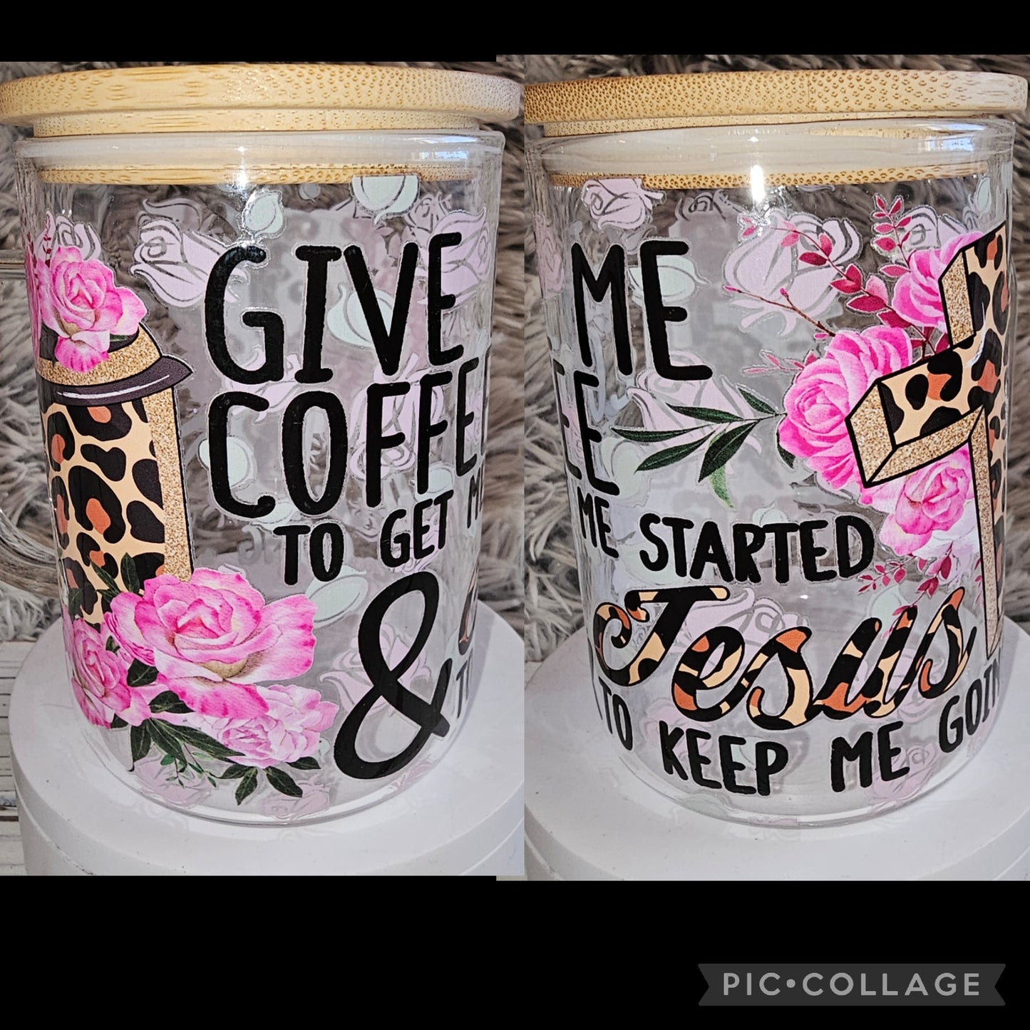 Give me coffee to get me started & Jesus to keep me going