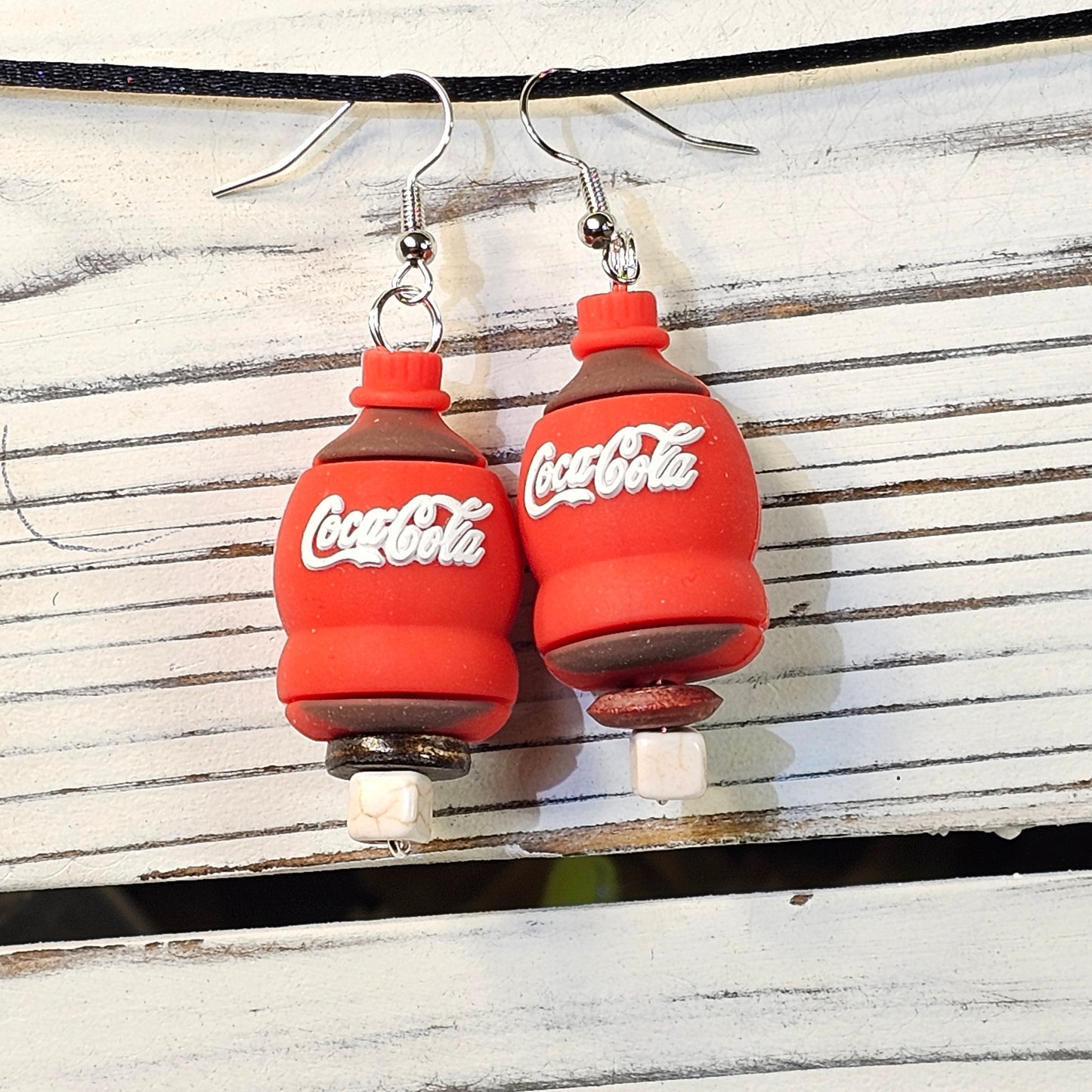 3D Coke Bottle Earrings #122