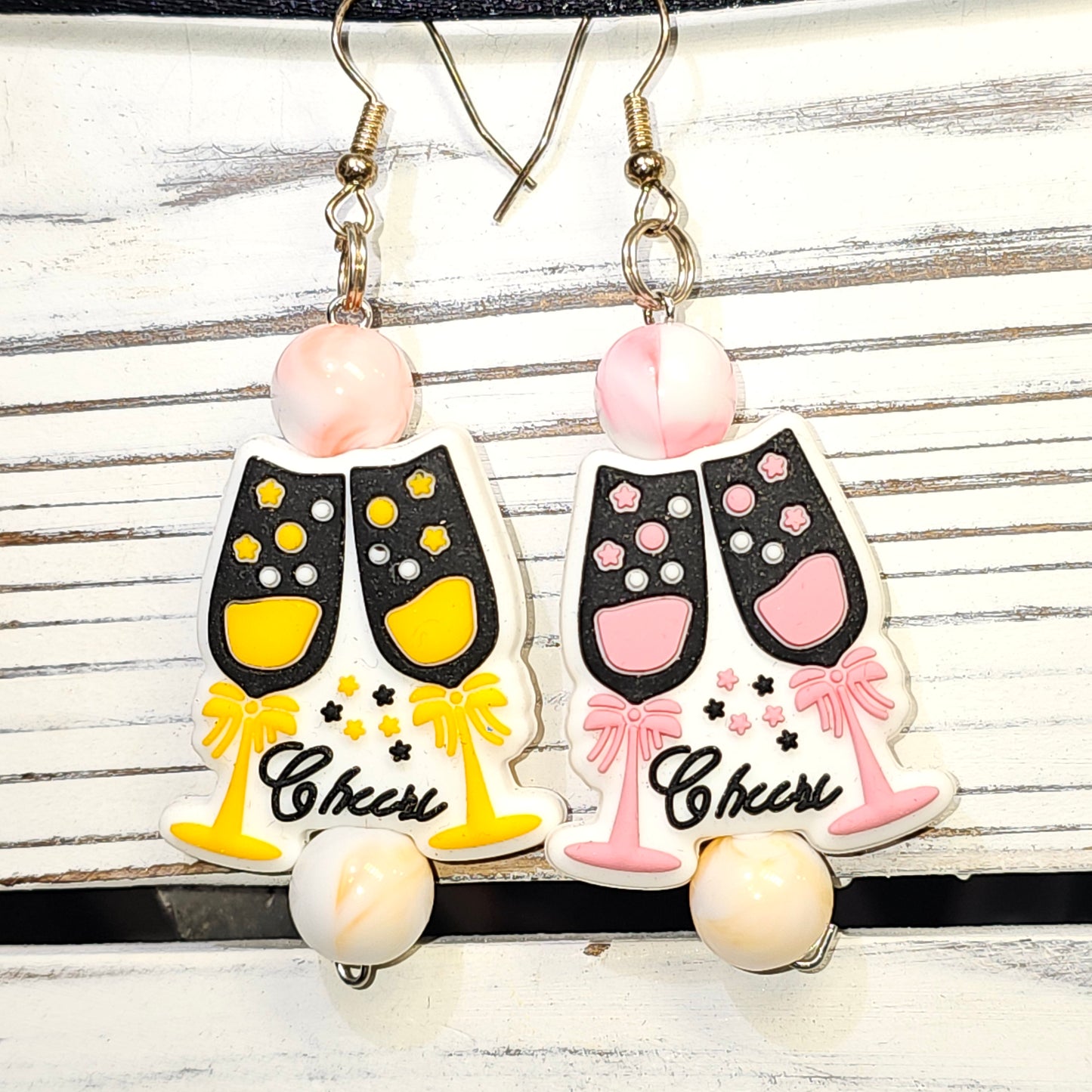 Cheers glass earrings #31