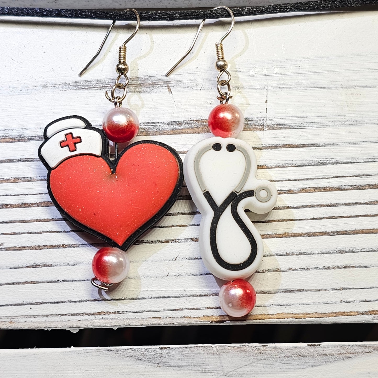 Nurse Heart Earrings #55