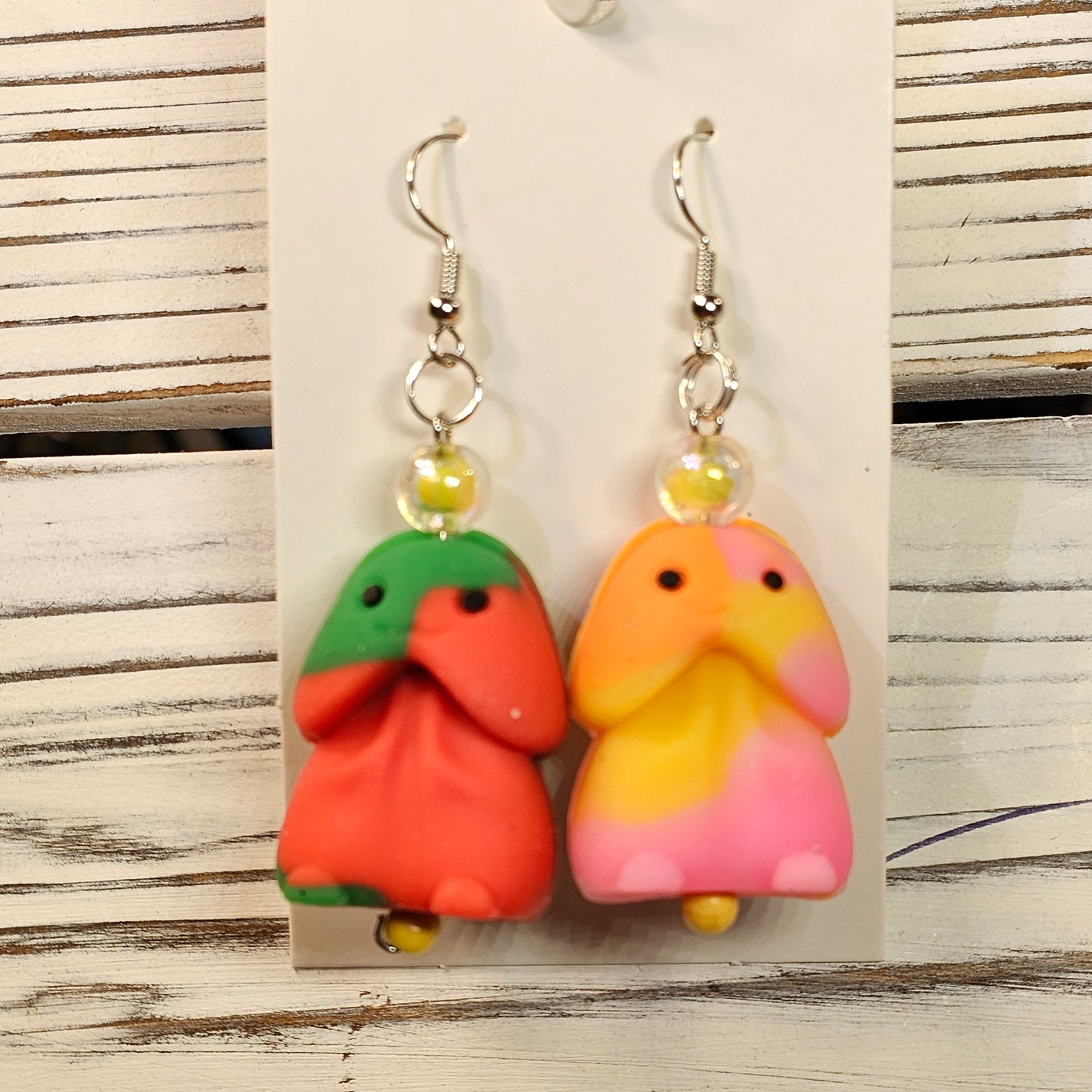 Pink/Red Penis Earrings (ADULT) #149
