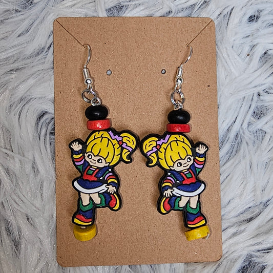 Rainbow Bright earrings