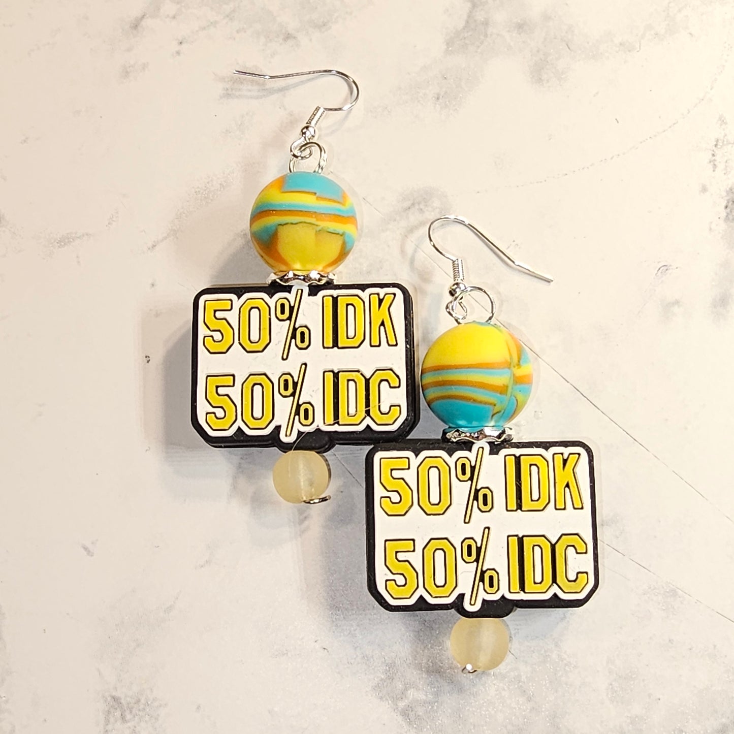 50% IDK...50% IDK earrings