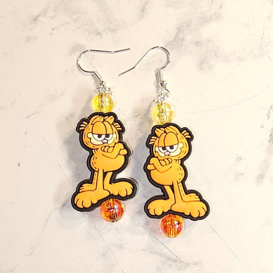 Garfield earrings