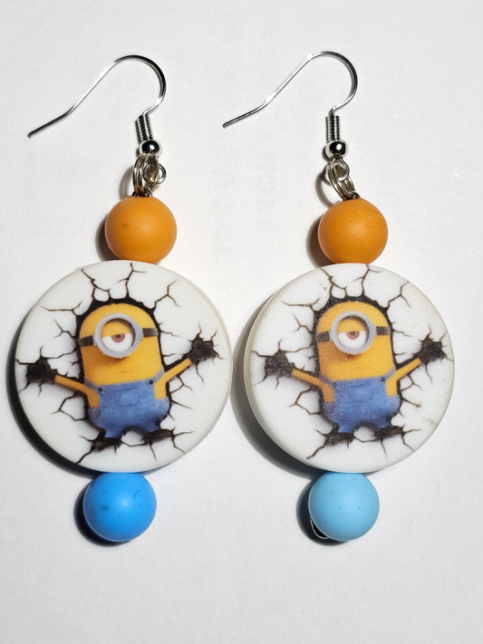 Minions Earrings  #161