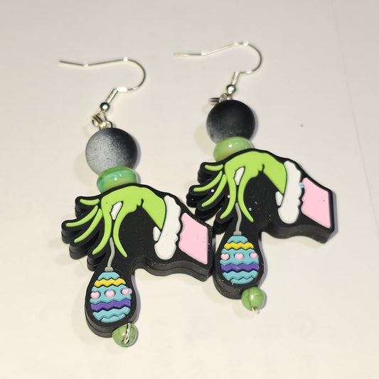 Grinch Hands Earrings #166