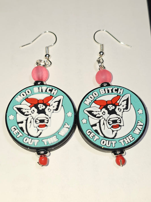 Moo B. Get Out The Way Earrings #164