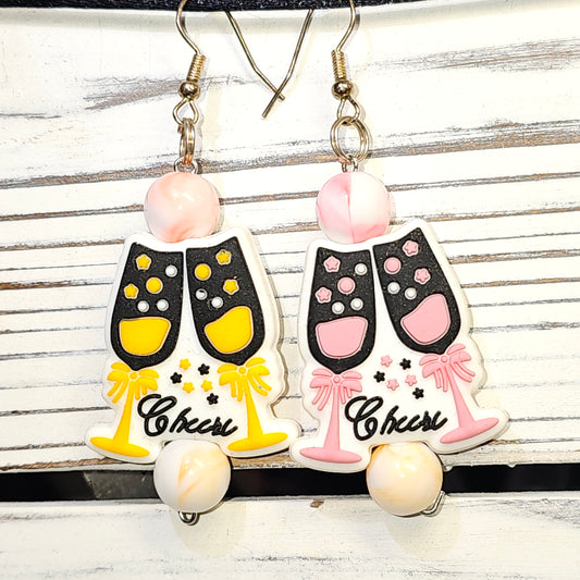 Cheers glass earrings #31